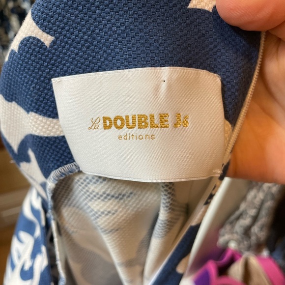 La DoubleJ Blue and White Printed Midi Mid-length Sleeveless Dress Size XS - Picture 5 of 5